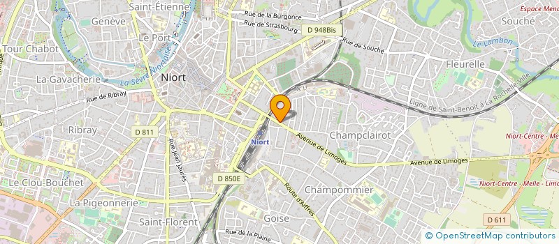 localisation de l'entreprise ASSO DEPART DES MAIRES DES DEUX SEVRES  NIORT