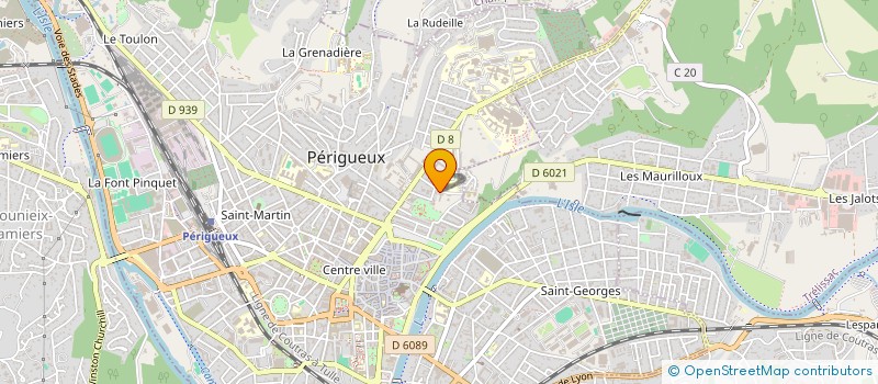 localisation de l'entreprise ASSO DEPART PUPILLES ENSEIGNEMENT PUBLIC  PERIGUEUX