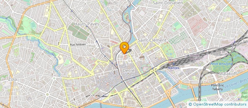 localisation de l'entreprise ASSO DEPARTEMENTALE ENTRAIDE PERSONNES ACCUEILLIES PROTECTION ENFANCE PUPILLES ETAT ASSIMILES DEP44 à NANTES