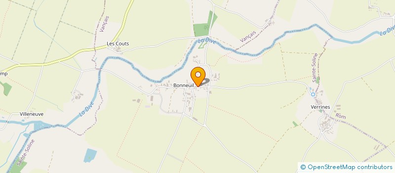 localisation de l'entreprise ASSO DES AMIS DE LA CHAPELLE BONNEUIL  SAINTE-SOLINE