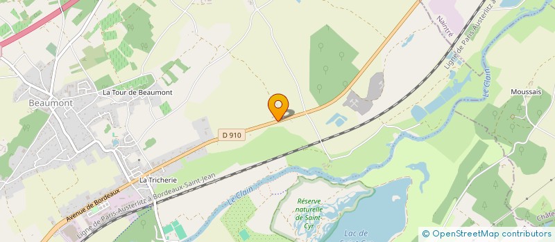 localisation de l'entreprise ASSO DES AMIS DU CHEVAL DE BEAUMONT  BEAUMONT SAINT-CYR