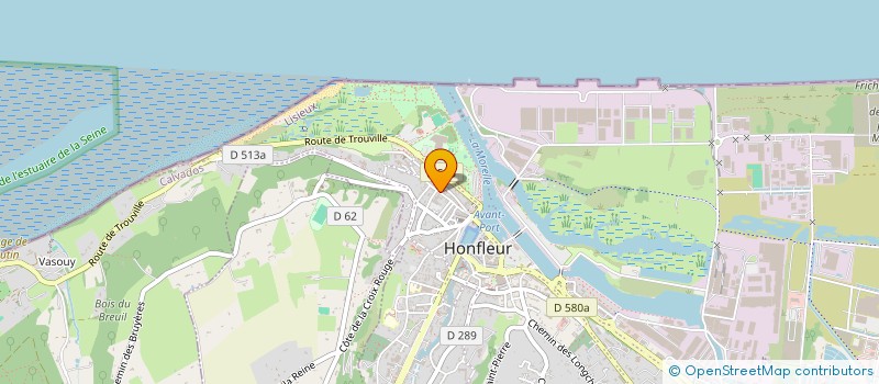 localisation de l'entreprise ASSO DES AMIS DU MUSEE EUGENE BOUDIN à HONFLEUR