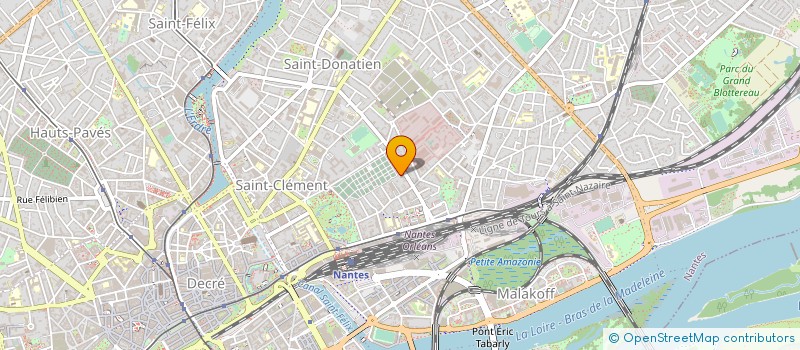 localisation de l'entreprise ASSO DES ANTILLAIS DE NANTES à NANTES