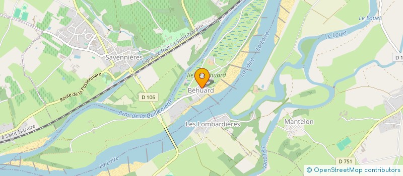 localisation de l'entreprise ASSO DES ARTS BEHU'  BEHUARD