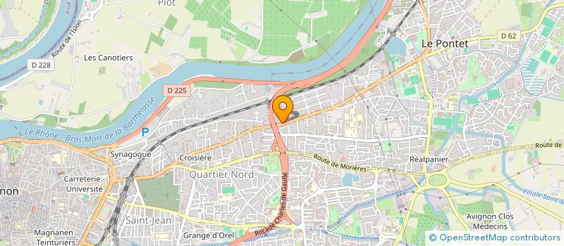 localisation de l'entreprise ASSO DES CHASSEURS MUNICIPAUX DU PONTET  LE PONTET