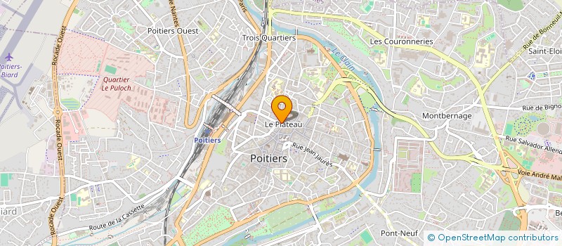 localisation de l'entreprise ASSO DES CONCILIATEURS DE JUSTICE DE LA COUR D APPEL DE POITIERS à POITIERS
