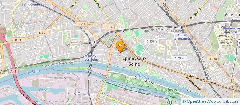 localisation de l'entreprise ASSO DES DISCIPLINES ARTISTIQUES CULTURELLES ET DE L ENGAGEMENT MUSICAL à EPINAY SUR SEINE