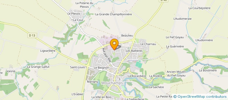 localisation de l'entreprise ASSO DES PARENTS D'ELEVES ECOLE PUBLIQUE RENE GUILBAUD à MOUCHAMPS