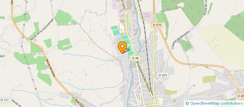 localisation de l'entreprise ASSO DES QUARTIERS DOUMER-DELAUNAY à LISIEUX