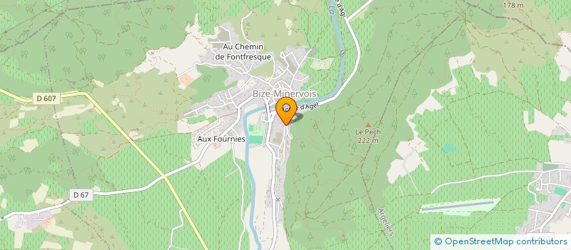 localisation de l'entreprise ASSO DES TREIZE VENTS  SAINTE-VALIERE