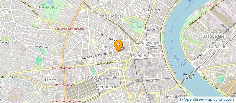 localisation de l'entreprise ASSO DES USAGERS CANTINE DU JARDIN PUBLI à BORDEAUX