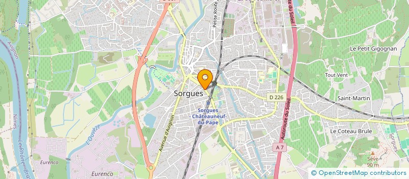 localisation de l'entreprise ASSO DEVELOP ANIMAT PROMOT ATHLETISME à SORGUES