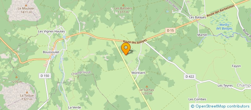 localisation de l'entreprise ASSO DEVELOP TOURIS MASSIF DU MEZENC à FAY-SUR-LIGNON