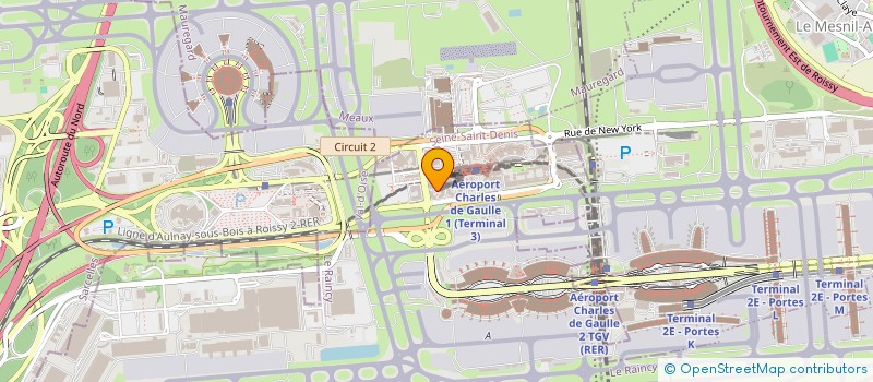 localisation de l'entreprise ASSO DEVELOPPEMENT HYGIENE ET SECURITE SUR LES CHANTIERS D'ADP à TREMBLAY-EN-FRANCE