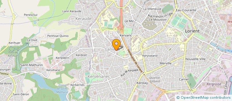 localisation de l'entreprise ASSO DIFFUSION ANIM MUSIC CHOREGRAPHIQUE  LORIENT