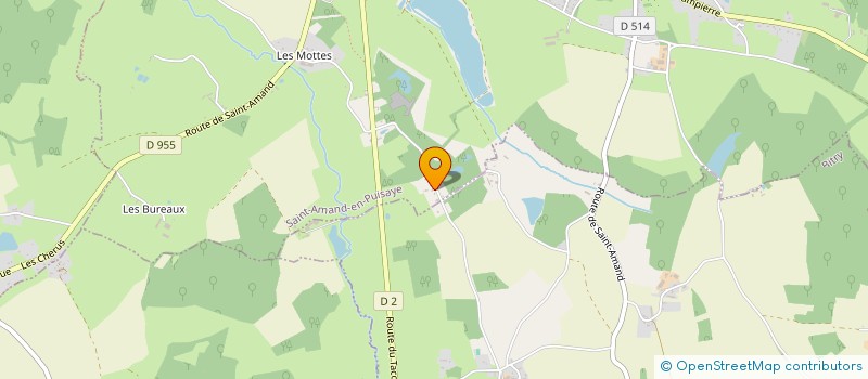 localisation de l'entreprise ASSO DIVINO à SAINT-AMAND-EN-PUISAYE