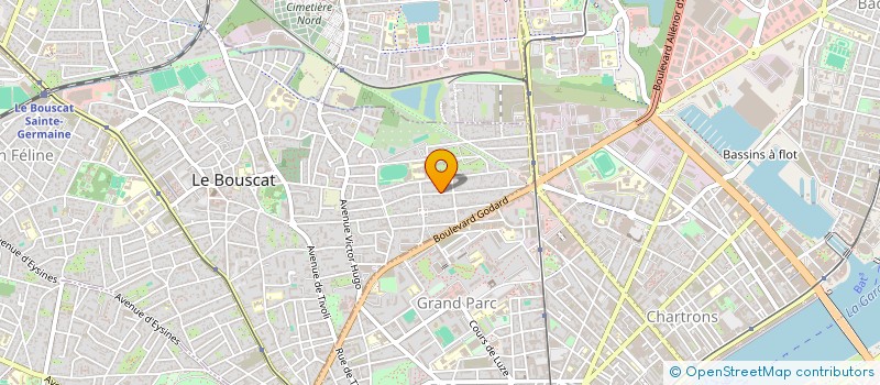 localisation de l'entreprise ASSO DOMICILE33 à LE BOUSCAT