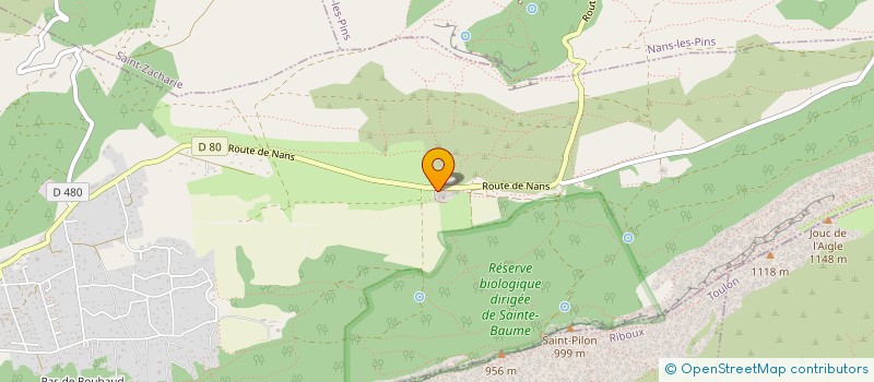 localisation de l'entreprise ASSO DU 7  CENTENAIRE ST MAXIMIN  PLAN D'AUPS SAINTE BAUME