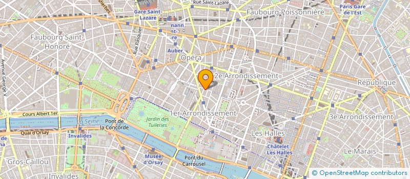 localisation de l'entreprise ASSO DU MARAIS ET DES HALLES à PARIS