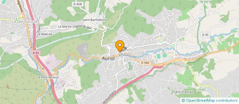 localisation de l'entreprise ASSO DU QUARTIER DE L OM  AURIOL