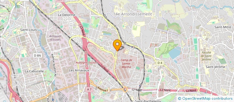 localisation de l'entreprise ASSO DU SOLEIL POUR TOUS CHAQUE JOUR  MARSEILLE
