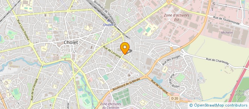localisation de l'entreprise ASSO DUNIA LA VIE BURKINA à CHOLET