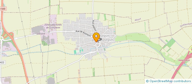localisation de l'entreprise ASSO EASY  GRIESHEIM-PRES-MOLSHEIM