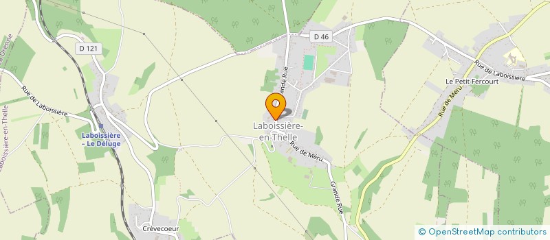 localisation de l'entreprise ASSO ECOLE RAPHAEL à LABOISSIERE-EN-THELLE