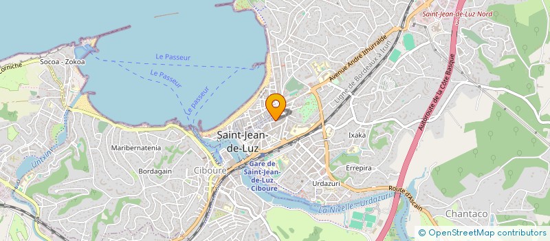 localisation de l'entreprise ASSO EDUC POPULAIRE AVENIR LUZ à SAINT-JEAN-DE-LUZ