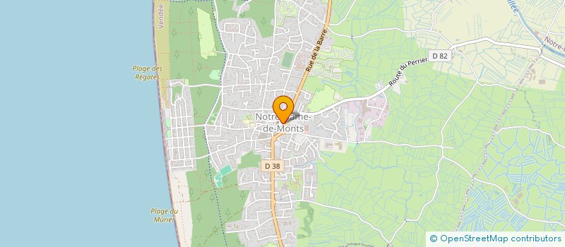 localisation de l'entreprise ASSO EDUCA SPORTIVE PAREE D EA à NOTRE-DAME-DE-MONTS
