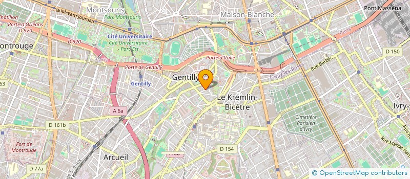 localisation de l'entreprise ASSO EDUCAT POPULAIRES à GENTILLY