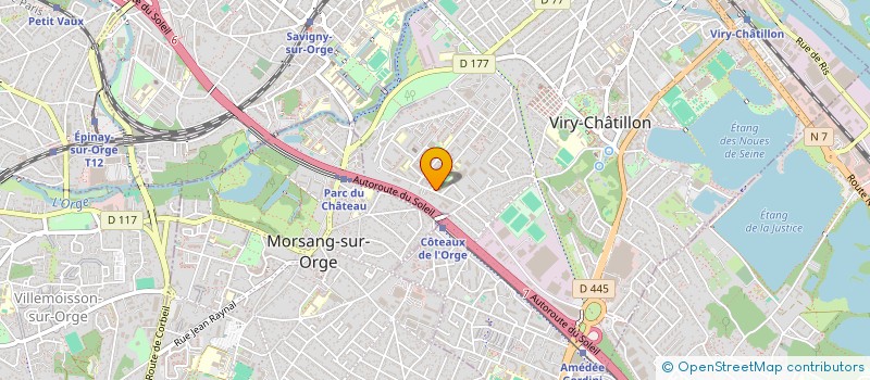 localisation de l'entreprise ASSO EL MONO QUE BAILA à VIRY-CHATILLON