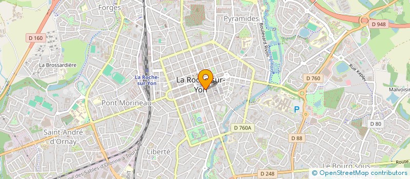 localisation de l'entreprise ASSO ELUS DE LA COURONNE YONNAISE à LA ROCHE-SUR-YON
