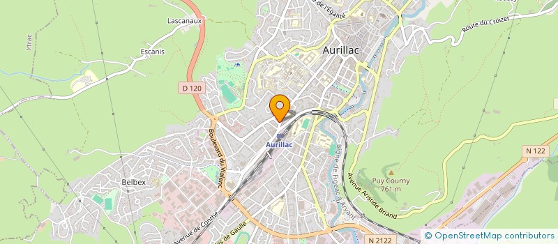 localisation de l'entreprise ASSO EMPLOI FAMILIAUX CANTAL à AURILLAC