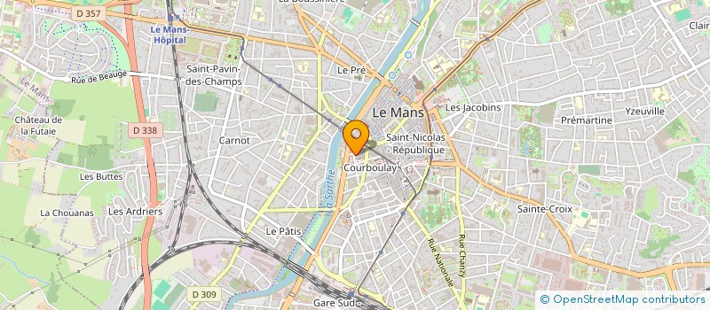 localisation de l'entreprise ASSO ENTRAIDE AFRIQUE SARTHE  LE MANS
