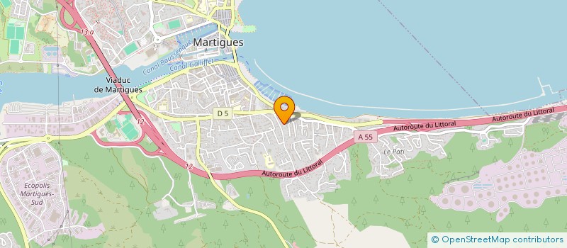 localisation de l'entreprise ASSO ENTREZ LES ARTISTES  MARTIGUES