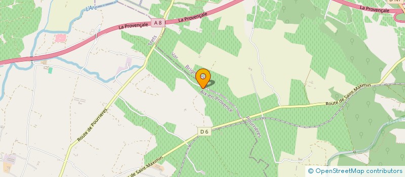 localisation de l'entreprise ASSO EQUESTRE DU DOMAINE DE ST HUBERT à TRETS