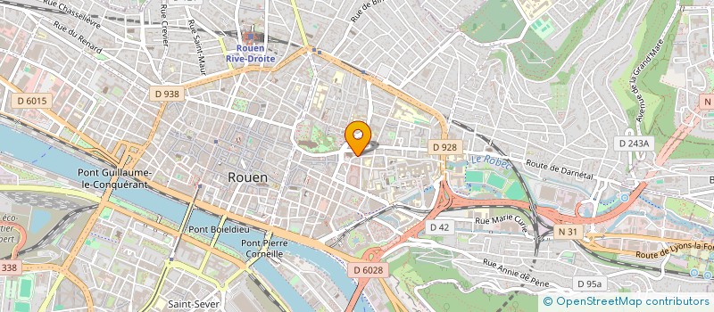 localisation de l'entreprise ASSO ERASMUS ROUEN à ROUEN