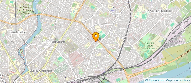 localisation de l'entreprise ASSO ESTAMP'MANIA à NANTES