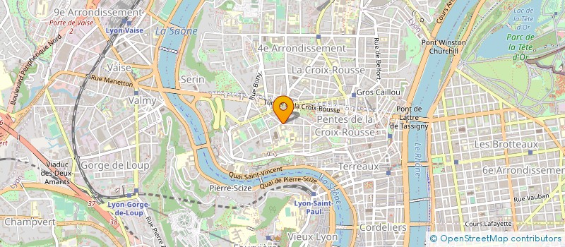 localisation de l'entreprise ASSO ETP JAMET BUFFEREAU à LYON