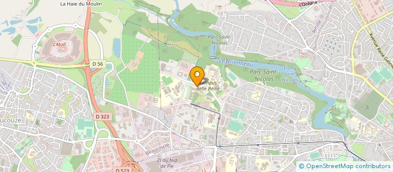 localisation de l'entreprise ASSO ETUD ET DIPLOMES ARCHIVISTIQUE ANG  ANGERS