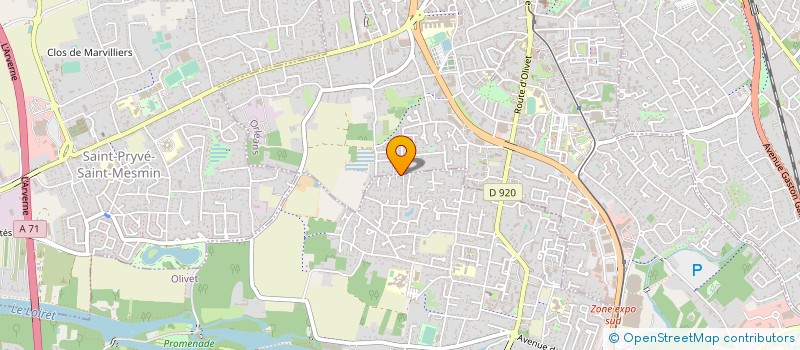localisation de l'entreprise ASSO ETUDIANT MAITRISE COMMERCE à ORLEANS