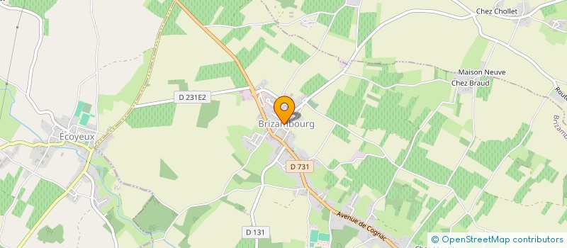 localisation de l'entreprise ASSO FAMIL CENTRE LOISIRS ST HILAIRE  SAINT-HILAIRE-DE-VILLEFRANCHE