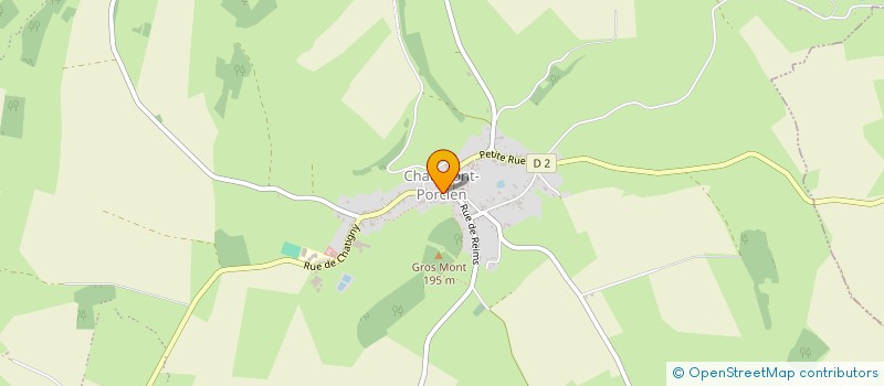 localisation de l'entreprise ASSO FAMIL RURAL CHAUMONT PORC  CHAUMONT-PORCIEN