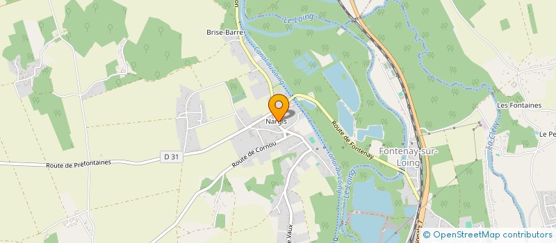 localisation de l'entreprise ASSO FAMIL RURAL FERRIERES à FERRIERES-EN-GATINAIS