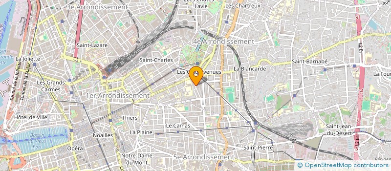 localisation de l'entreprise ASSO FAMILIALE 5 AVENUES à MARSEILLE