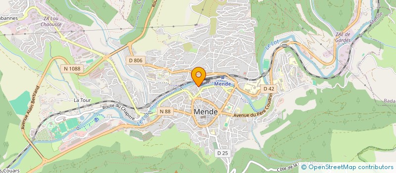 localisation de l'entreprise ASSO FAMILIALE DE MENDE à MENDE