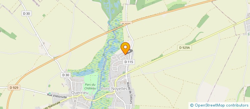 localisation de l'entreprise ASSO FAMILIALE RURALE à PONT-NOYELLES