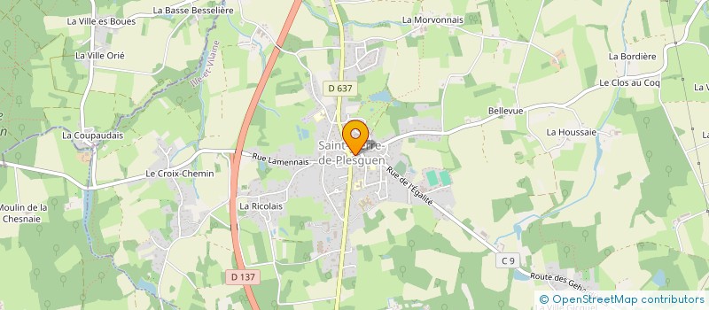 localisation de l'entreprise ASSO FAMILIALE RURALE à MESNIL-ROC'H