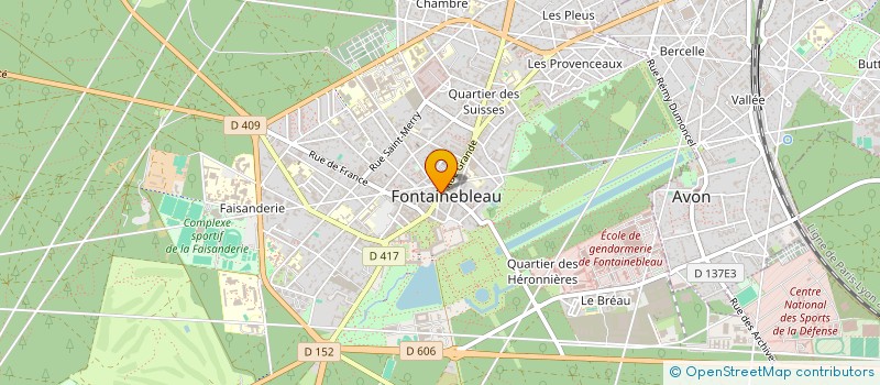 localisation de l'entreprise ASSO FAMILL FONTAINEBLEAU AVON à FONTAINEBLEAU